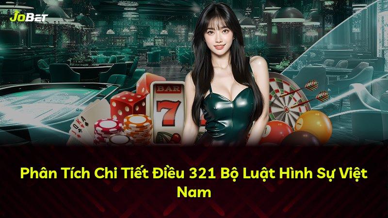 Phân Tích Chi Tiết Điều 321 Bộ Luật Hình Sự Việt Nam